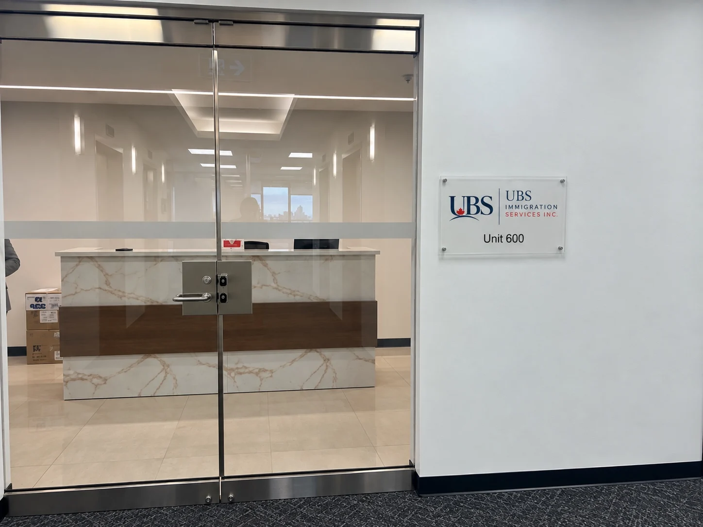 UBS Immigration office entrance