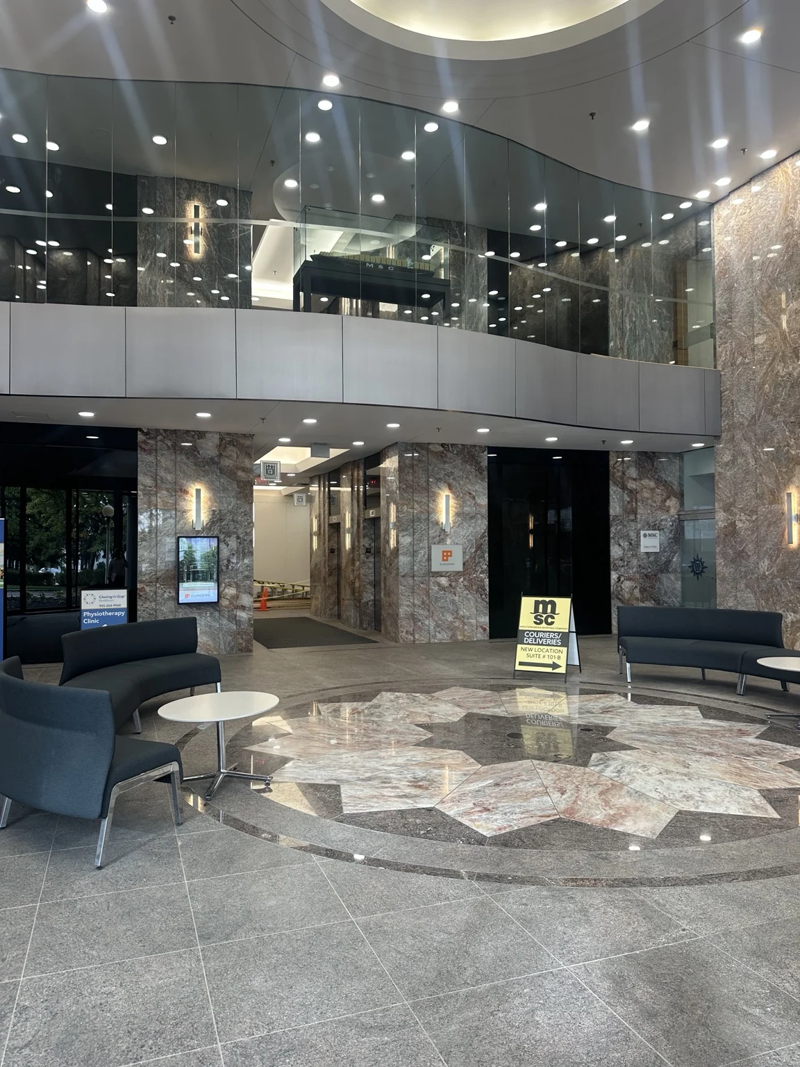 Office building lobby