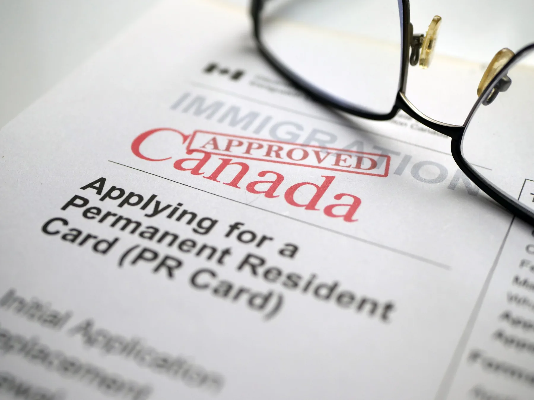Canadian permanent residence application